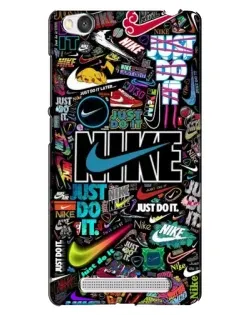 Чехол для Xiaomi Redmi 4A с картинкой «Яркий коллаж Nike»