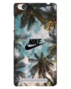 Чехол для Xiaomi Redmi 4A с картинкой «Тропический принт Nike»