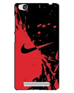 Чехол для Xiaomi Redmi 4A с картинкой «Красные брызги Nike»