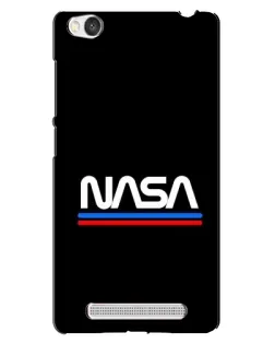 Чехол для Xiaomi Redmi 4A с картинкой «NASA — классика Red Blue»