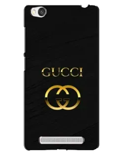 Чохол для Xiaomi Redmi 4A з картинкою «Золотий логотип Gucci»