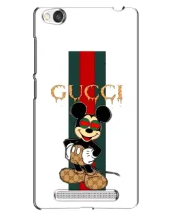 Чохол для Xiaomi Redmi 4A з картинкою «Міккі Маус Gucci — смуги»