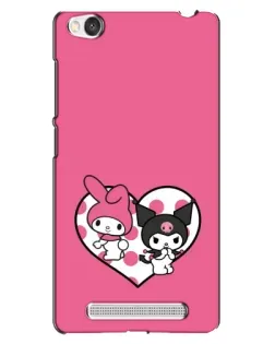 Чехол для Xiaomi Redmi 4A с картинкой «Kuromi и My Melody»
