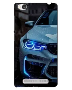 Чехол для Xiaomi Redmi 4A с картинкой «Взгляд BMW с синими фарами»