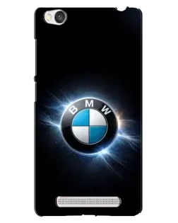 Чехол для Xiaomi Redmi 4A с картинкой «BMW — неоновое сияние»