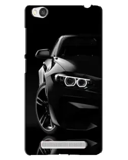 Чехол для Xiaomi Redmi 4A с картинкой «Черная BMW — профиль»