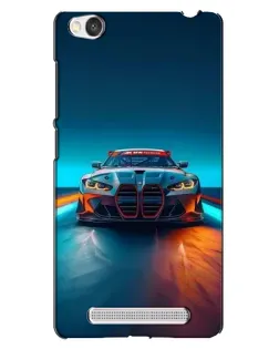 Чехол для Xiaomi Redmi 4A с картинкой «BMW — огни неона»