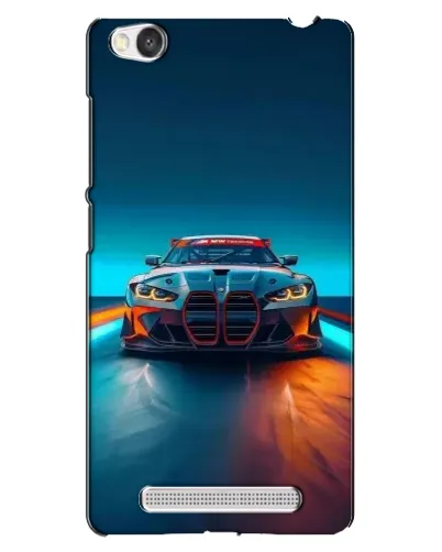 Чехол для Xiaomi Redmi 4A с картинкой «BMW — огни неона» Чехол для Xiaomi Redmi 4A с картинкой «BMW — огни неона»