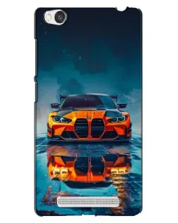 Чехол для Xiaomi Redmi 4A с картинкой «BMW — золотая эмблема»