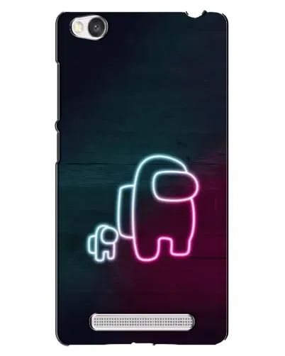 Чехол для Xiaomi Redmi 4A с картинкой «Among Us неон-арт» Чехол для Xiaomi Redmi 4A с картинкой «Among Us неон-арт»