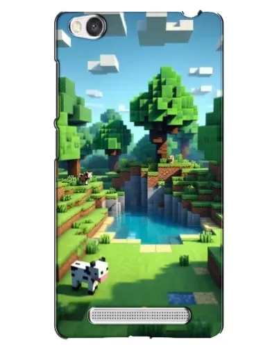 Чехол для Xiaomi Redmi 4A с картинкой «Minecraft летний день»