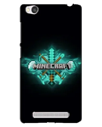 Чехол для Xiaomi Redmi 4A с картинкой «Minecraft Diamond лого»