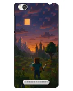 Чохол для Xiaomi Redmi 4A з картинкою «Стів біля вежі» Чохол для Xiaomi Redmi 4A з картинкою «Стів біля вежі»