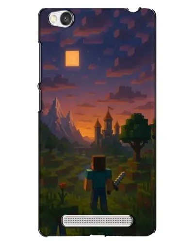 Чехол для Xiaomi Redmi 4A с картинкой «Стив у башни»