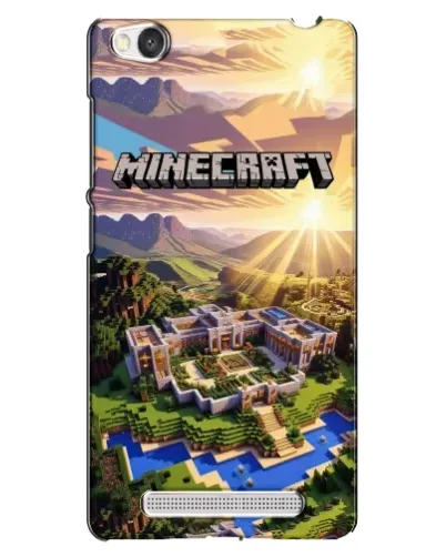 Чехол для Xiaomi Redmi 4A с картинкой «Minecraft панорама»