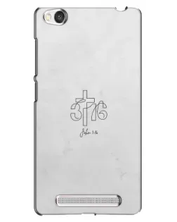Чохол для Xiaomi Redmi 4A з картинкою «Івана 3:16 Хрест»