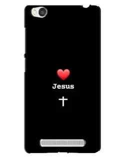 Чохол для Xiaomi Redmi 4A з картинкою «Серце - Jesus»