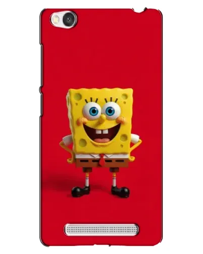 Чехол для Xiaomi Redmi 4A с картинкой «Спанч Боб на красном»