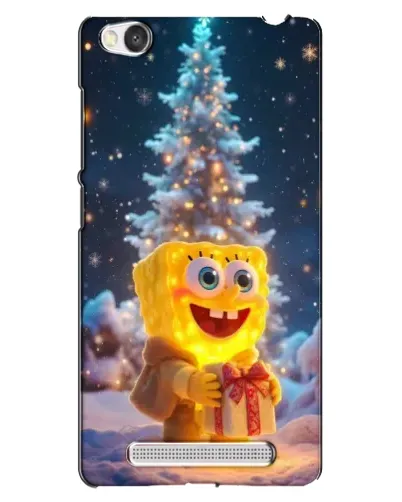 Чехол для Xiaomi Redmi 4A с картинкой «Рождественский Спанч Боб»