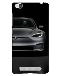 Чохол для Xiaomi Redmi 4A з картинкою «Tesla Model S Look»