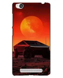 Чехол для Xiaomi Redmi 4A с картинкой «Cybertruck на Марсе»