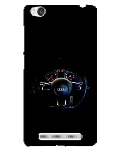 Чехол для Xiaomi Redmi 4A с картинкой «Салон Audi — руль»