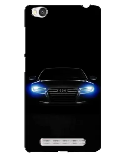 Чехол для Xiaomi Redmi 4A с картинкой «Audi в неоне»