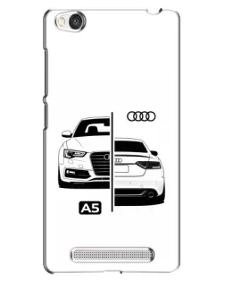 Чохол для Xiaomi Redmi 4A з картинкою «Audi — контрастний дизайн»