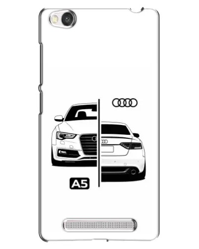 Чехол для Xiaomi Redmi 4A с картинкой «Audi — контрастный дизайн»