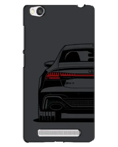 Чехол для Xiaomi Redmi 4A с картинкой «Задняя часть Audi — арт»