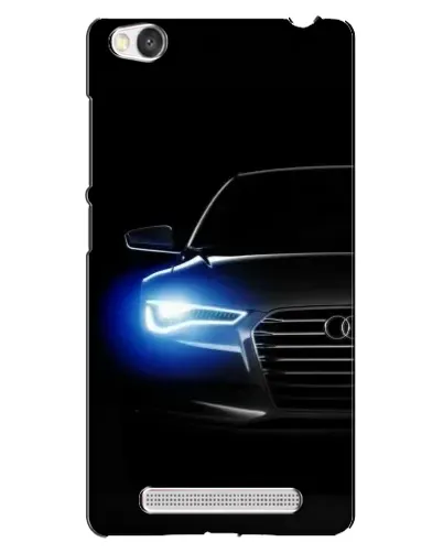 Чехол для Xiaomi Redmi 4A с картинкой «Неоновый взгляд Audi»
