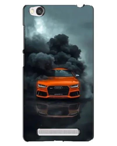 Чехол для Xiaomi Redmi 4A с картинкой «Audi в облаках дыма»