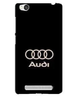 Чохол для Xiaomi Redmi 4A з картинкою «Audi — золотий логотип»
