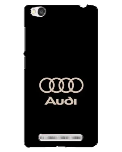 Чехол для Xiaomi Redmi 4A с картинкой «Audi — золотой логотип»