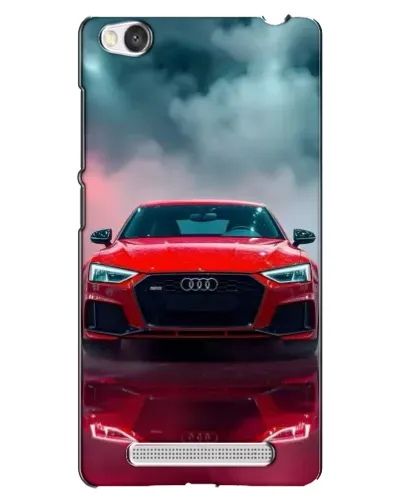 Чехол для Xiaomi Redmi 4A с картинкой «Audi RS — красный стиль»