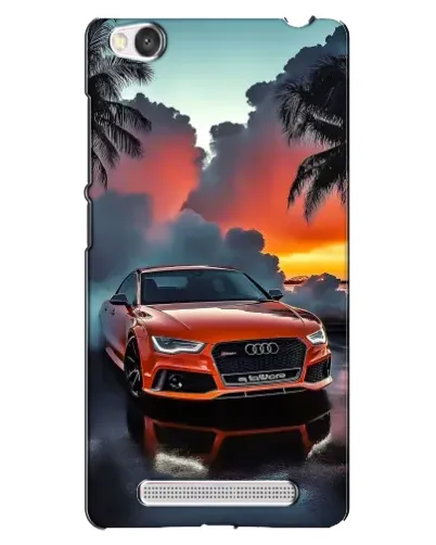 Чехол для Xiaomi Redmi 4A с картинкой «Audi — закат»