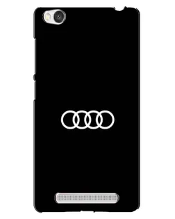 Чохол для Xiaomi Redmi 4A з картинкою «Audi White Logo»
