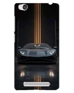 Чехол для Xiaomi Redmi 4A с картинкой «Lamborghini золотые линии»