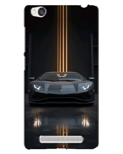Чехол для Xiaomi Redmi 4A с картинкой «Lamborghini золотые линии»