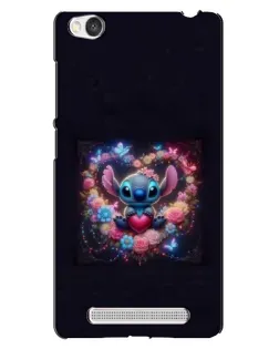 Чехол для Xiaomi Redmi 4A с картинкой «Stitch в цветах»