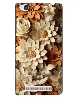 Чехол для Xiaomi Redmi 4A с картинкой «Бежевый флористический декор» Чехол для Xiaomi Redmi 4A с картинкой «Бежевый флористический декор»