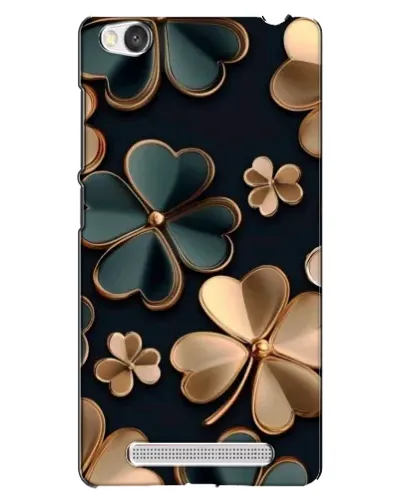 Чехол для Xiaomi Redmi 4A с картинкой «Клевер в золоте»