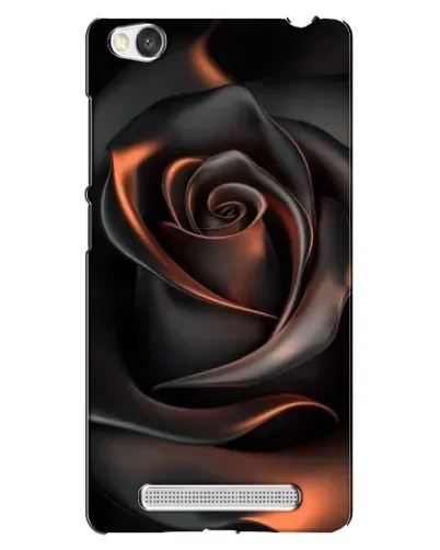 Чехол для Xiaomi Redmi 4A с картинкой «Шелковая черная роза»