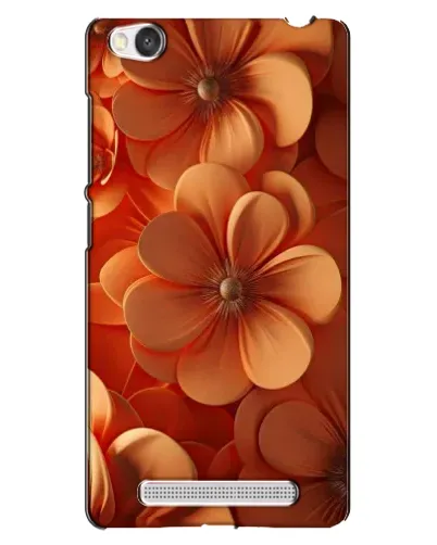 Чехол для Xiaomi Redmi 4A с картинкой «Оранжевый макро цветок»