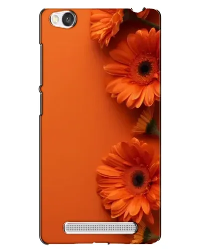 Чехол для Xiaomi Redmi 4A с картинкой «Оранжевые герберы»