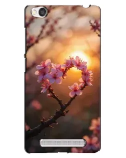 Чехол для Xiaomi Redmi 4A с картинкой «Розовый цвет сердце на фоне заката» Чехол для Xiaomi Redmi 4A с картинкой «Розовый цвет сердце на фоне заката»