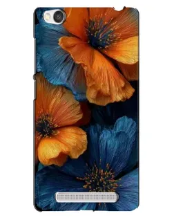Чехол для Xiaomi Redmi 4A с картинкой «Яркая сине-оранжевая флора» Чехол для Xiaomi Redmi 4A с картинкой «Яркая сине-оранжевая флора»