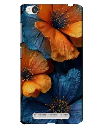Чехол для Xiaomi Redmi 4A с картинкой «Яркая сине-оранжевая флора» Чехол для Xiaomi Redmi 4A с картинкой «Яркая сине-оранжевая флора»