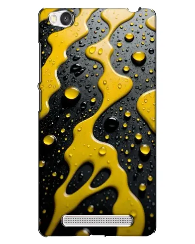 Чехол для Xiaomi Redmi 4A с картинкой «Жидкое желтое золото»