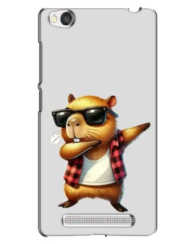 Чехол для Xiaomi Redmi 4A с картинкой «Капибара рэпер даб»
